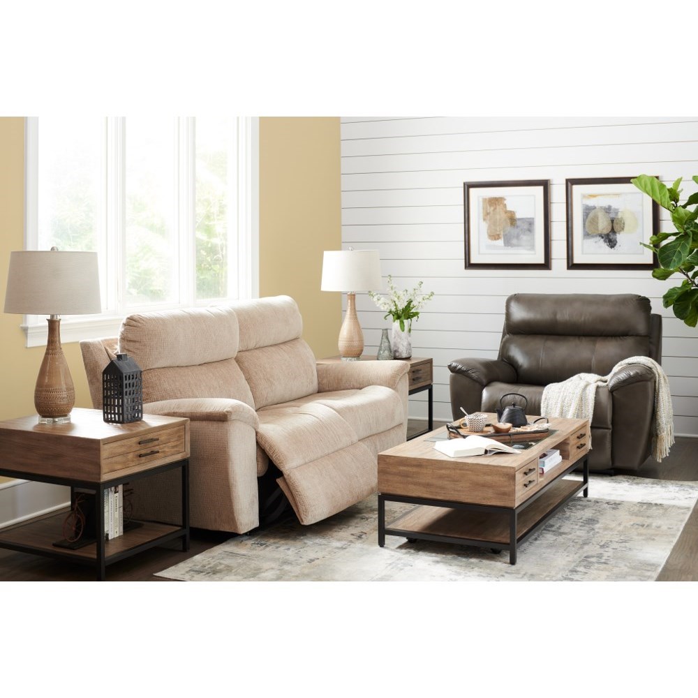 Lazy boy sales roman reclining sofa
